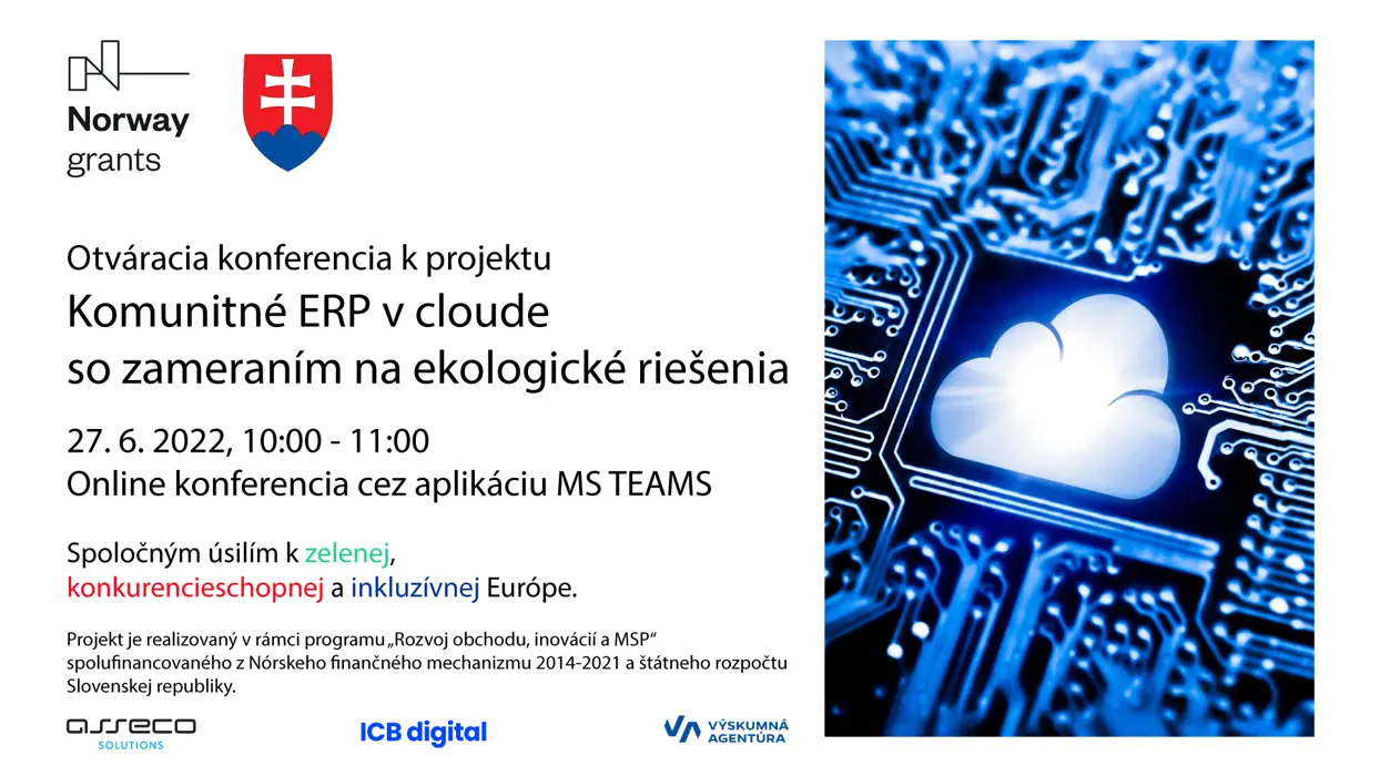 Otváracia konferencia k projektu Komunitné ERP v cloude so zameraním na ekologické riešenia