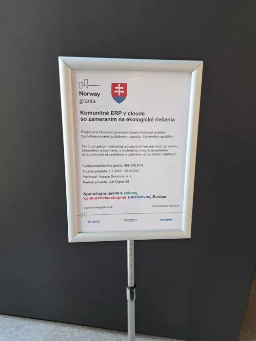 Informačná tabuľa k projektu